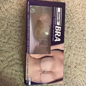 Backless strapless push up bra